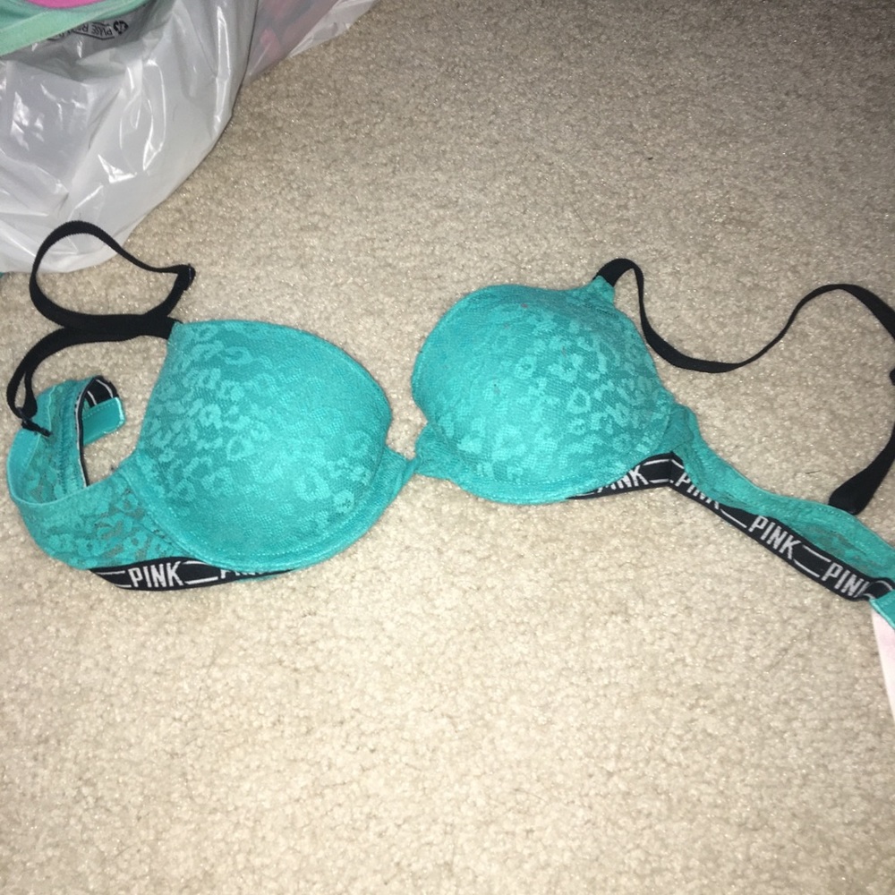 Pink bra